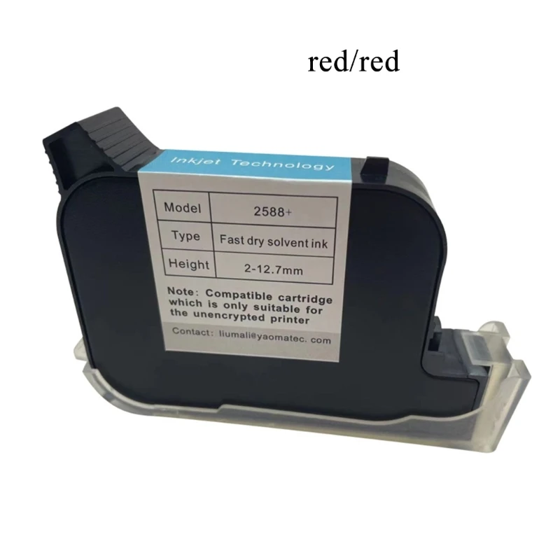 12.7mm 2588+ Handheld Cartridge for Unencrypted Inkjet Printer Quick Dry Dropship