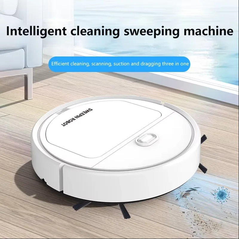 Xiaomi 3-in-1 Intelligent Sweeping Robot Drag Sweep Suction Integrated Mini Vacuum Cleaner High-power Household Sweeping Machine