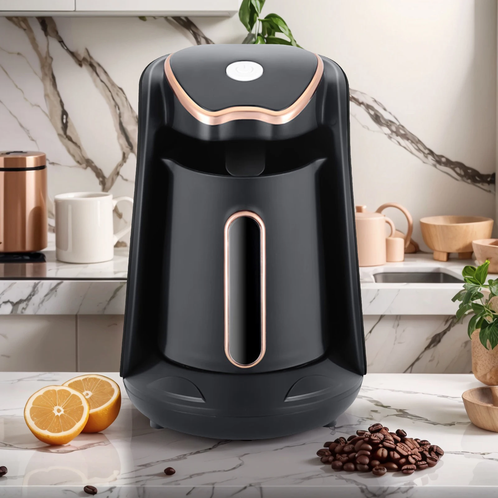 250ML Electric Turkish Greek Coffee Maker Automatic Turkish Coffee Maker Electric Turkish Coffee Pot for Coffee Tea Milk