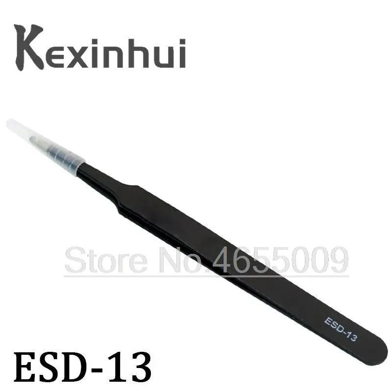 1.5mm Industrial Tweezers Kit Anti-Static Stainless Steel Tweezer Set Repair Tools ESD-10 11 12 13 14 ESD-15 integrated circuit