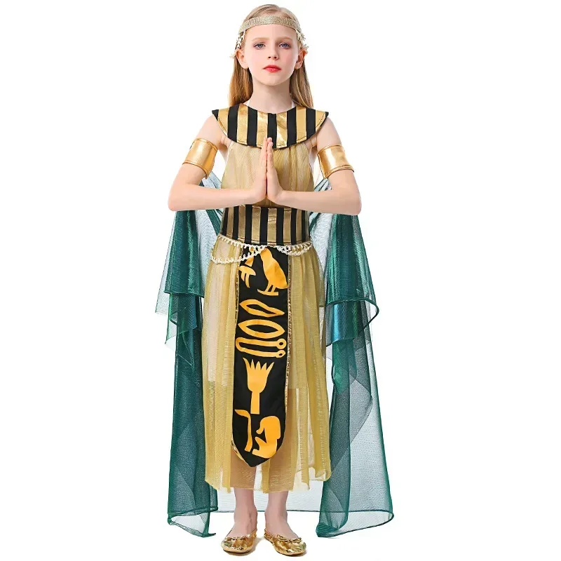 Cosplay Fancy Party Dress Carnival Girl Purim Greek Myth Medusa Costume Goddess Athena  Book Week Outfit