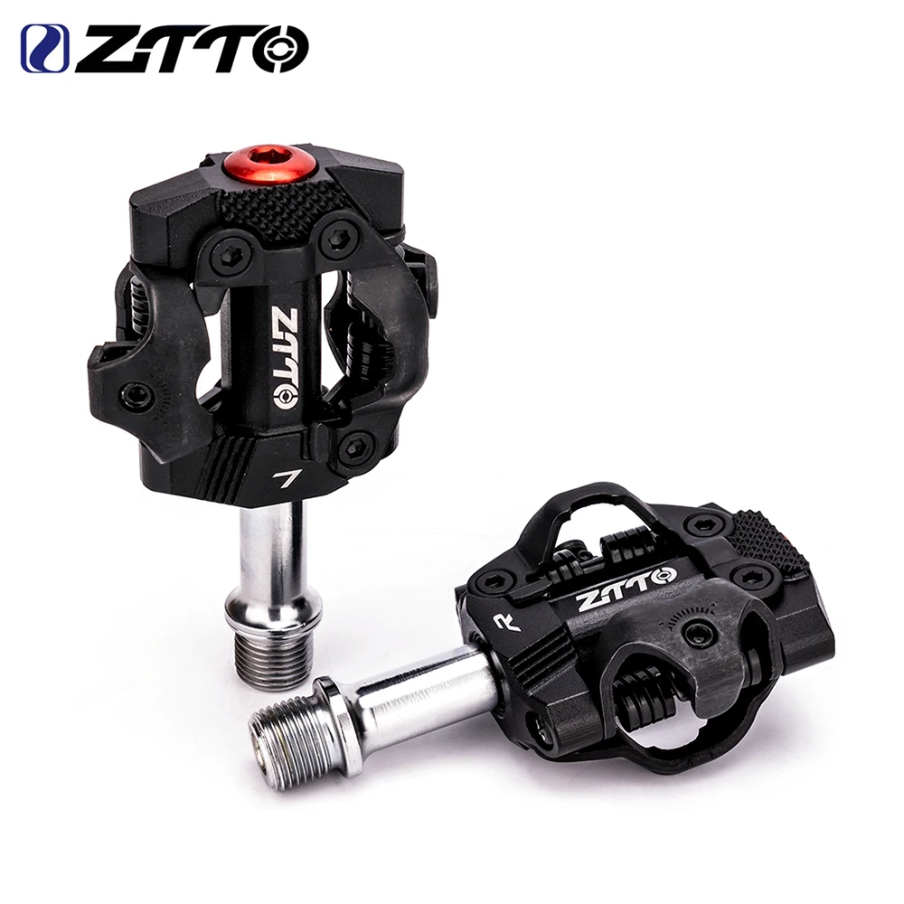 ZTTO MTB Bicycle Aluminum Self-locking With Clips Pedals For  Mountain Bike Sealed Bearing Lock Pedal PD22 Bike Parts 380g