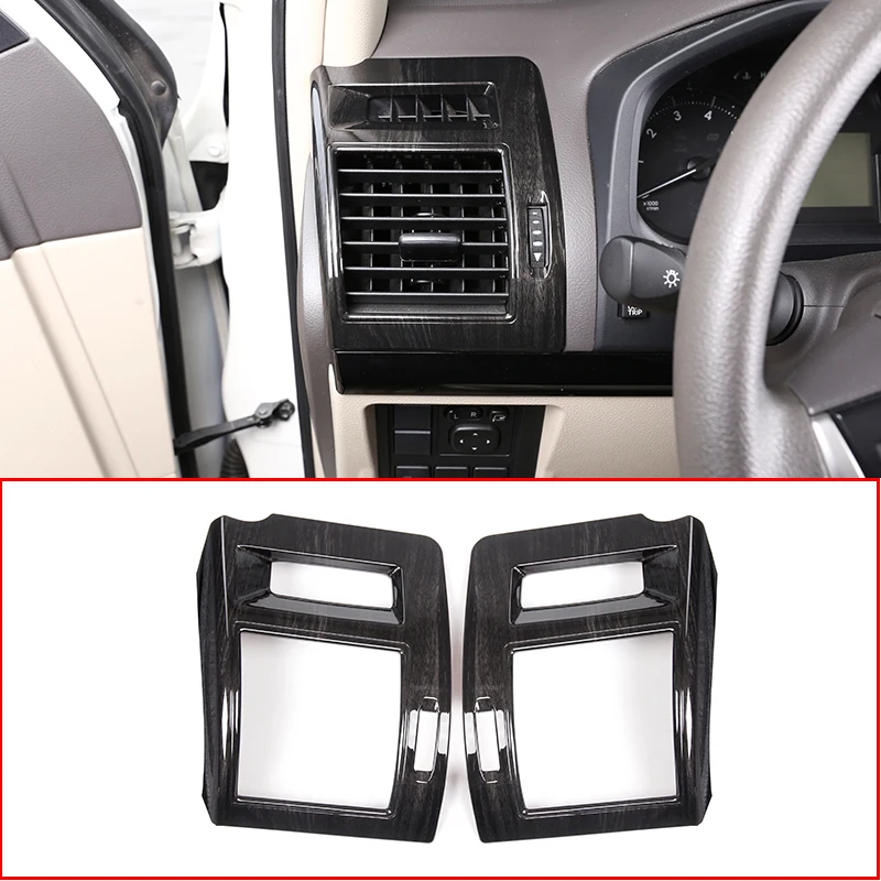 

For Toyota Land Cruiser Prado FJ150 150 2018 ABS Side Front Air Conditiong Vent Trim Car Accessories For LC Prado 2018 2pcs