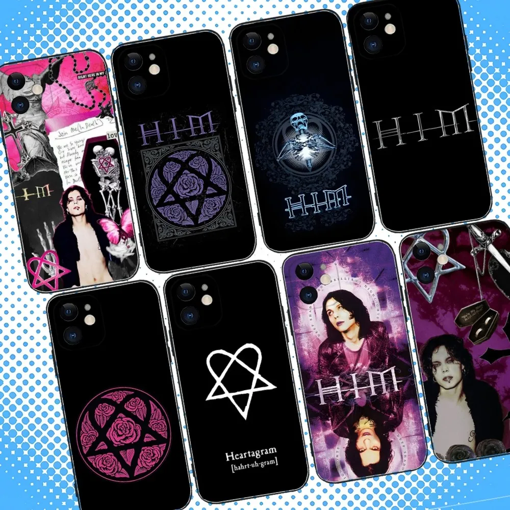 HIM Razorblade Romance Phone Case For iPhone 16,15,14,13,12,