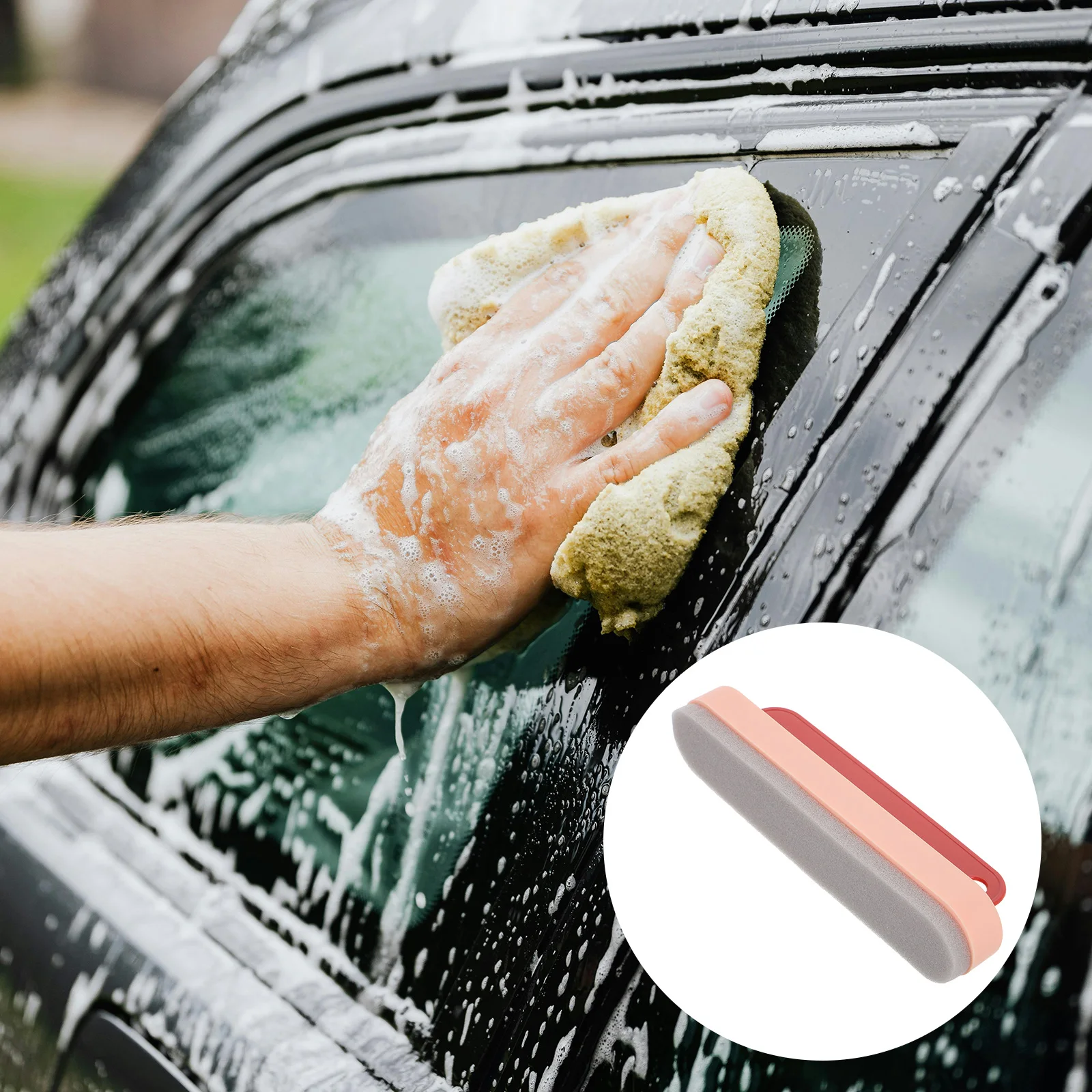 

Efficient Car Window Cleaner Reusable Squeegee Tool For Windshields Glass Mirrors Bathroom Shower Doors Auto Interior Universal