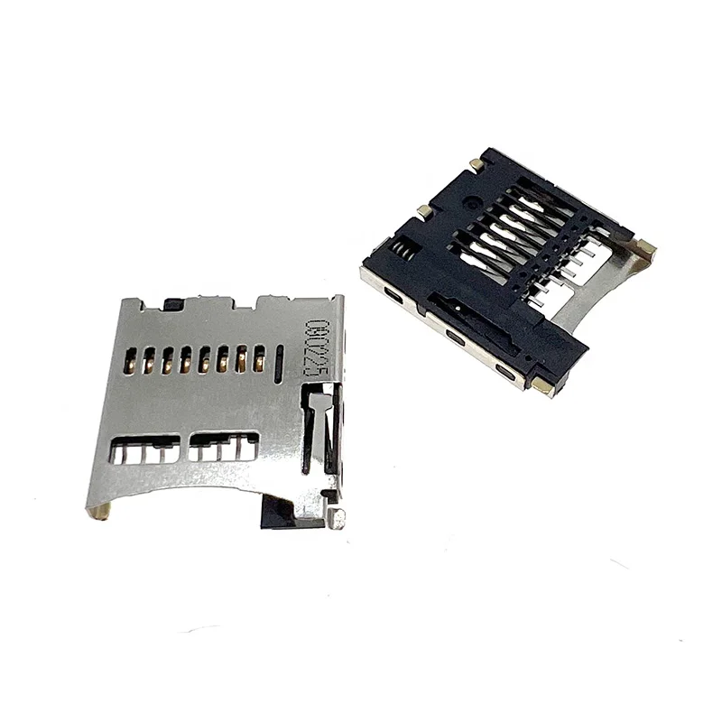 10PCS 8Pin Micro SD Card Slot Connectors, Size 14*15mm TF Card Deck, Fit For Phone, Tablet, Vehicle Navigation The pop-up