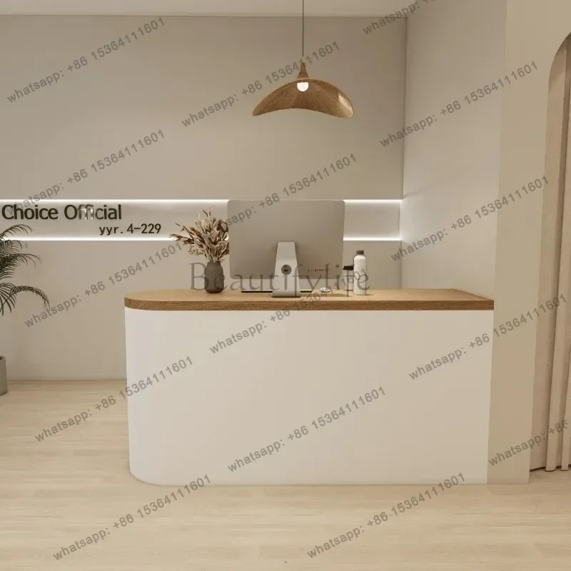 Best Sellers Small Simple Reception Desks Modern Beauty Salon Reception Desks Exclusive Version Office Furniture Banco Reception