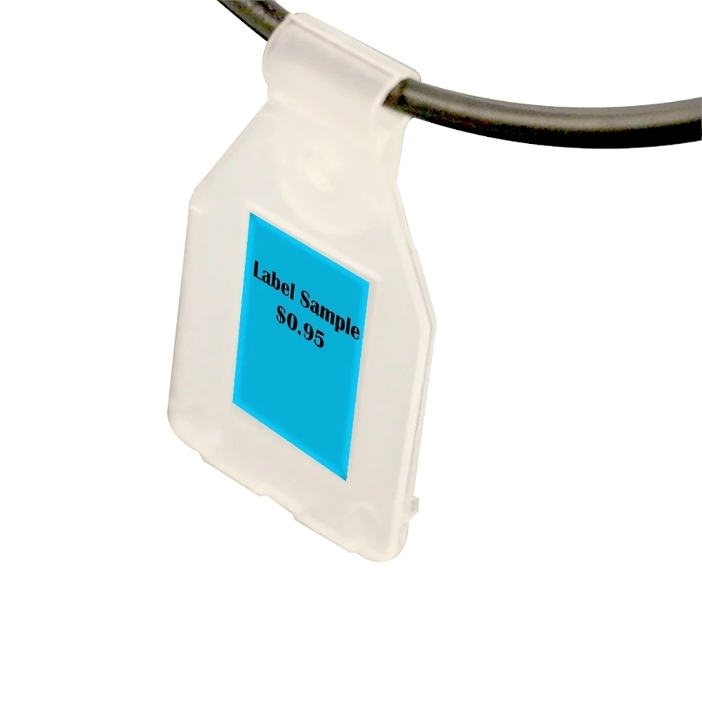 Clear Vehicle Parking Permit Pass Hanger Tag Holder - Hangs