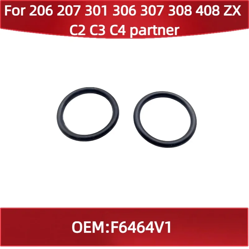 

F6464V1 For Peugeot 206 207 301 306 307 308 408 Citroen ZX C2 C3 C4 partner Original Saina heating water pipe sealing O-ring