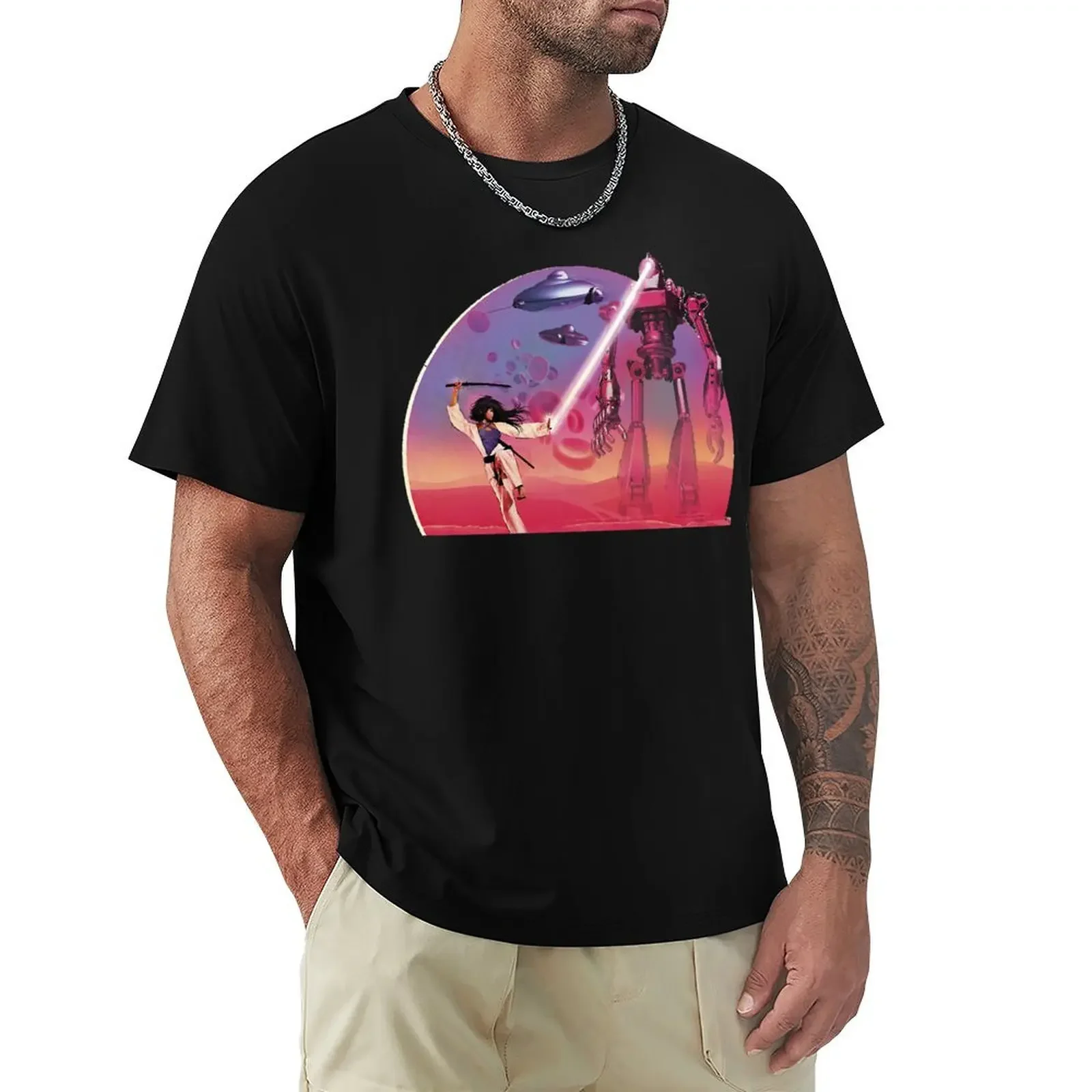 

The Flaming Lips _Yoshimi Battles The Pink Robots_ Poster 4 T-Shirt essential t shirt tops t shirt men