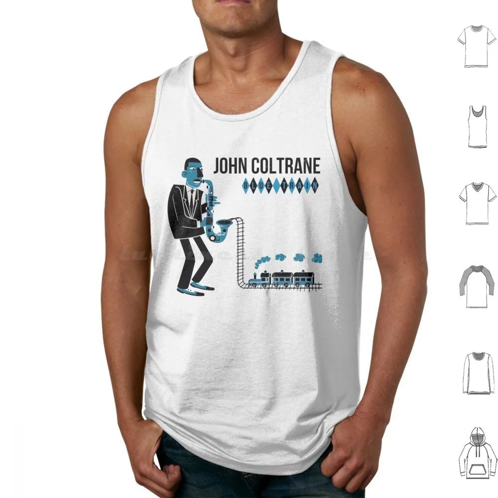 Coltrane ( 2 ) Tank Tops Print Cotton Jazz John Coltrane Music Saxophone Coltrane Miles Davis Musician Trumpet Classic