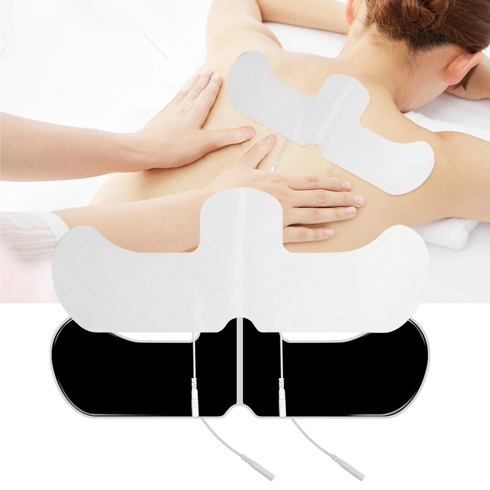 1P Non-woven Shoulder TENS Electrodes Pads Gel Back Waist Massage Electrode Patch Neck Nerve Pulse EMS Muscle Stimulator Gel Pad