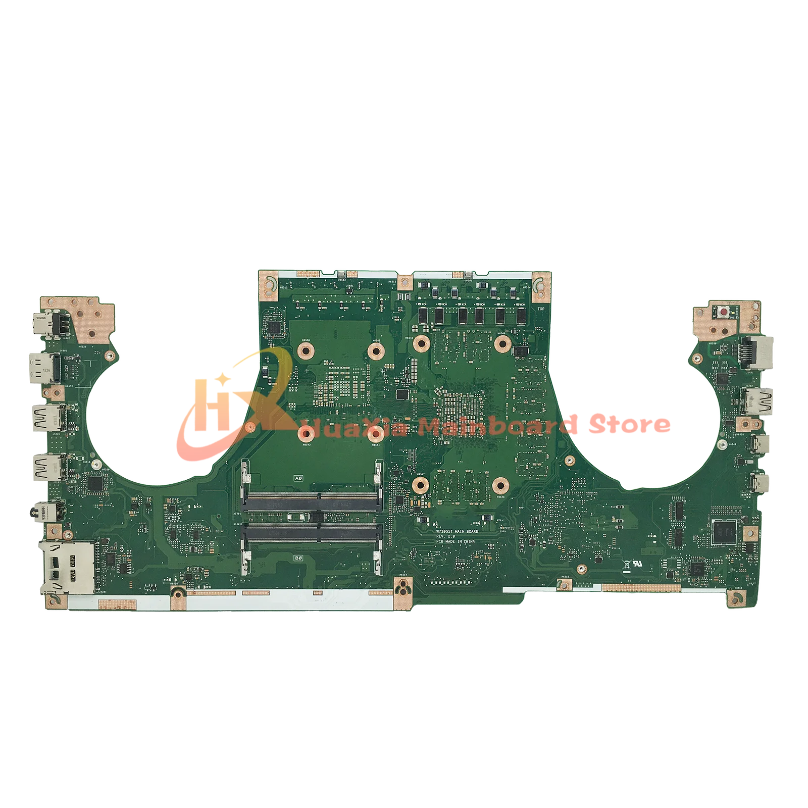 Placa base para portátil ASUS ProArt Studiobook Pro X, W730, W730G5T, W730G5TV, E-2276M CPU RTX 5000 GPU V16G 100%, prueba OK