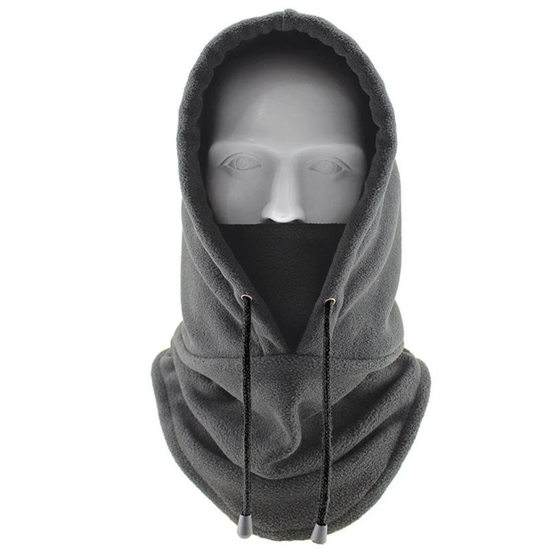 Winter Thermo Halswärmer Outdoor Fleece Sturmhaube Schal Skifahren Gesichtsmaske Snood Kapuze Hut Winddicht Warm Halten Radfahren Kappe Neue – Detail 29