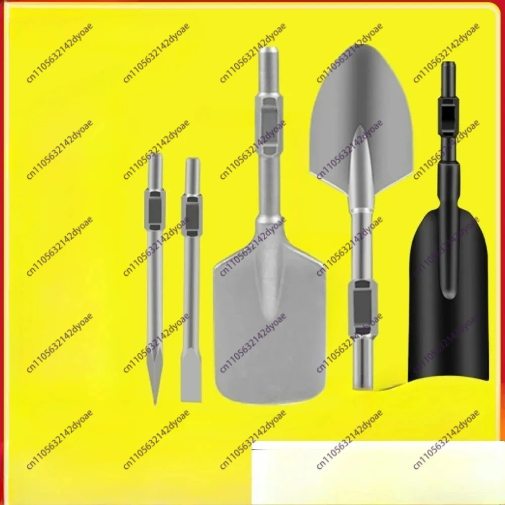 65 electric pick widening pointed flat excavation lengthened chisel 95 pick ramming plate ditching tree digging machine shovel