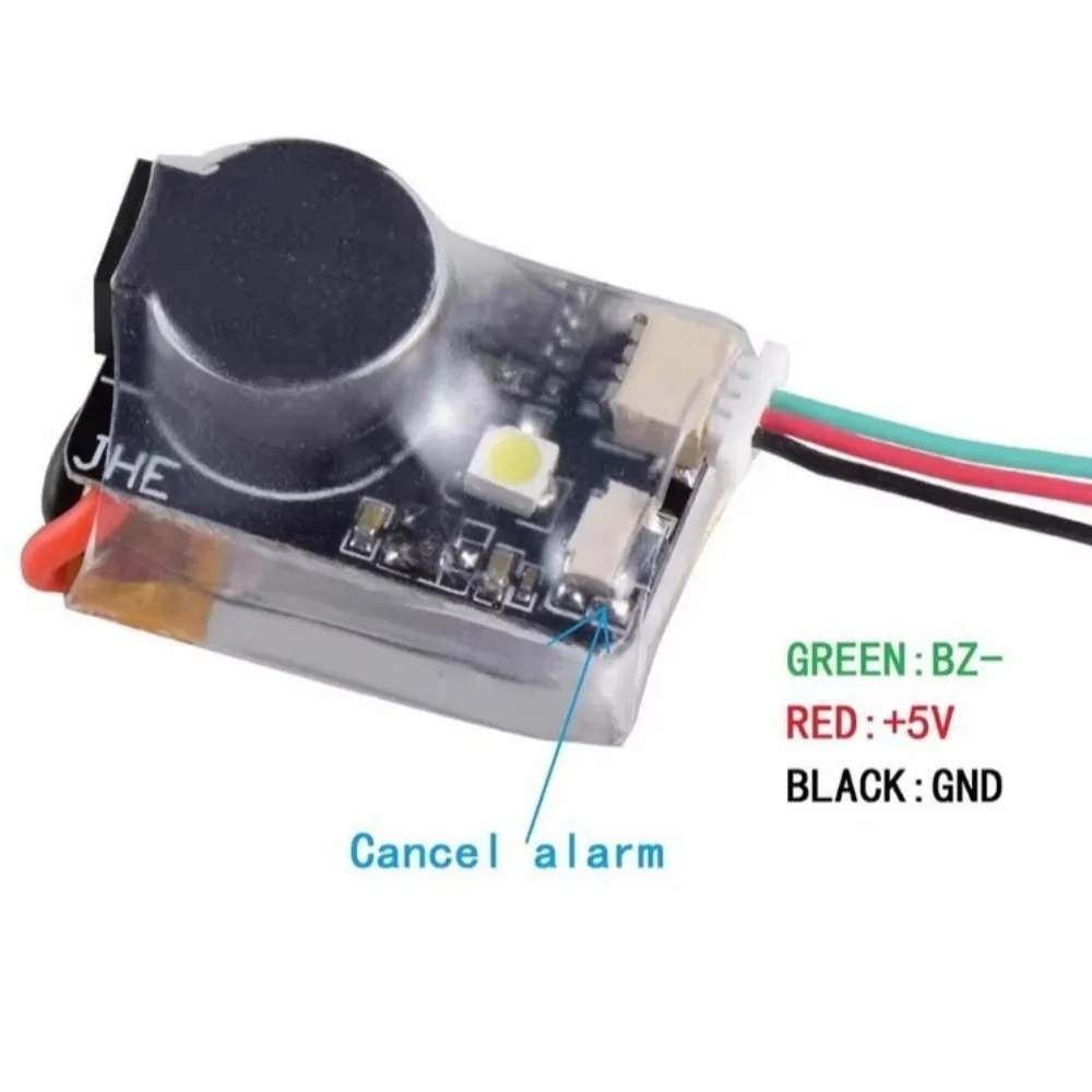 Upgrade JHE42B JHE20B Finder Super Loud Anti-lost Buzzer Tracker Mini 110dB 5V RC Airplane Parts for RC FPV