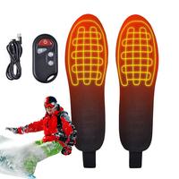 Heated Insoles Battery Rechargeable Heating Insoles Long-lasting Heated Insoles Electric Heated Insoles with Remote Control