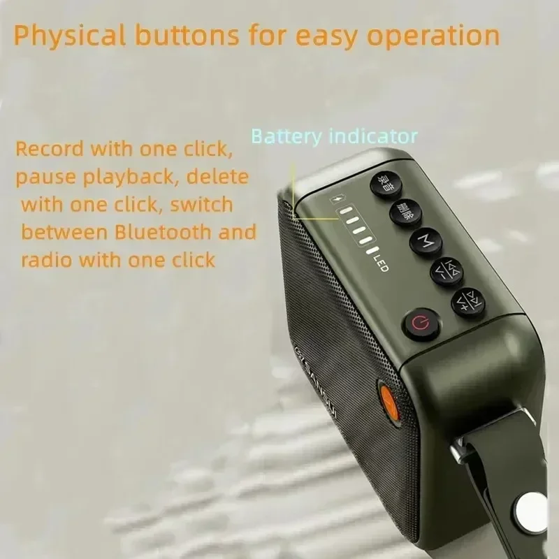 2025 new F39 Wireless  Speaker Stereo Surround Boombox Portable Card Subwoofer Outdoor Sports FM/TF/USB
