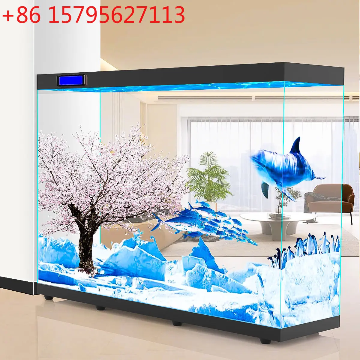 

Full set of fish tank, full set of household living room small lazy desktop small fish tank