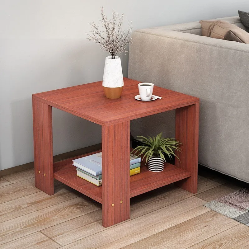 Small Square Table Living Room Coffee Table Small Table Simple Modern Minimalist Side Table Balcony Bay Window Coffee Table 2024