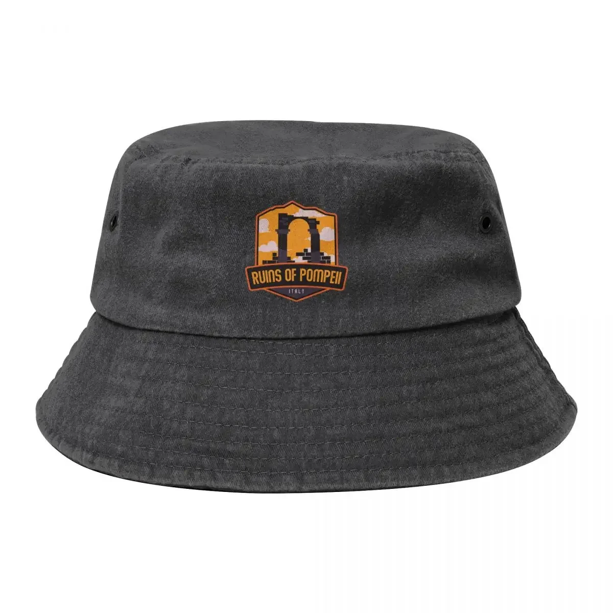 Ruins of Pompeii - Italy Bucket Hat sun hat Wild Ball Hat Mens Women's