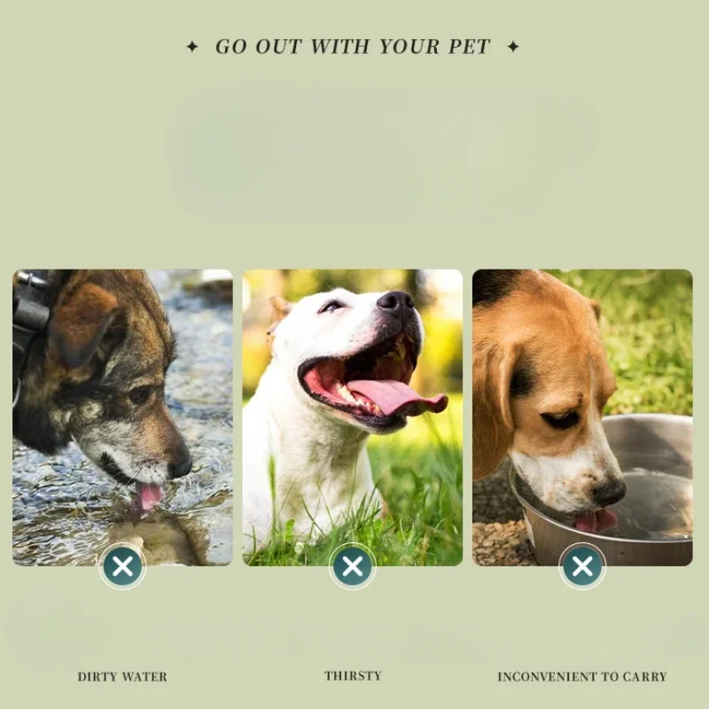 Xiaomi مغذيات الكلاب للطي وعاء سيليكون السفر طوي المحمولة القط الكلب الغذاء حاوية المياه صينية التغذية وعاء مستلزمات الحيوانات الأليفة