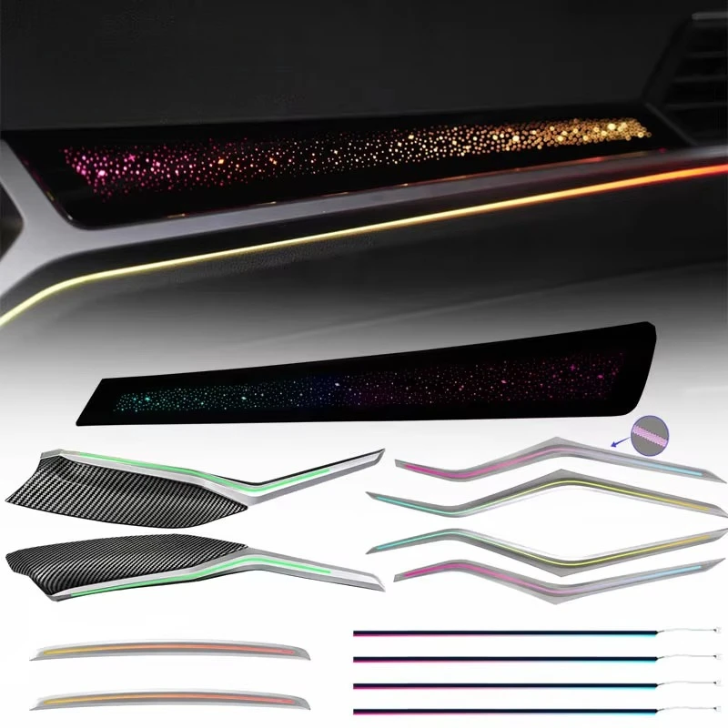 Auto 64-Color LHD/RHD Dynamic Ambient Light for BMW 3 Series G20 2020-2022 Models Interior LED Starry Symphony  Lighting Kit