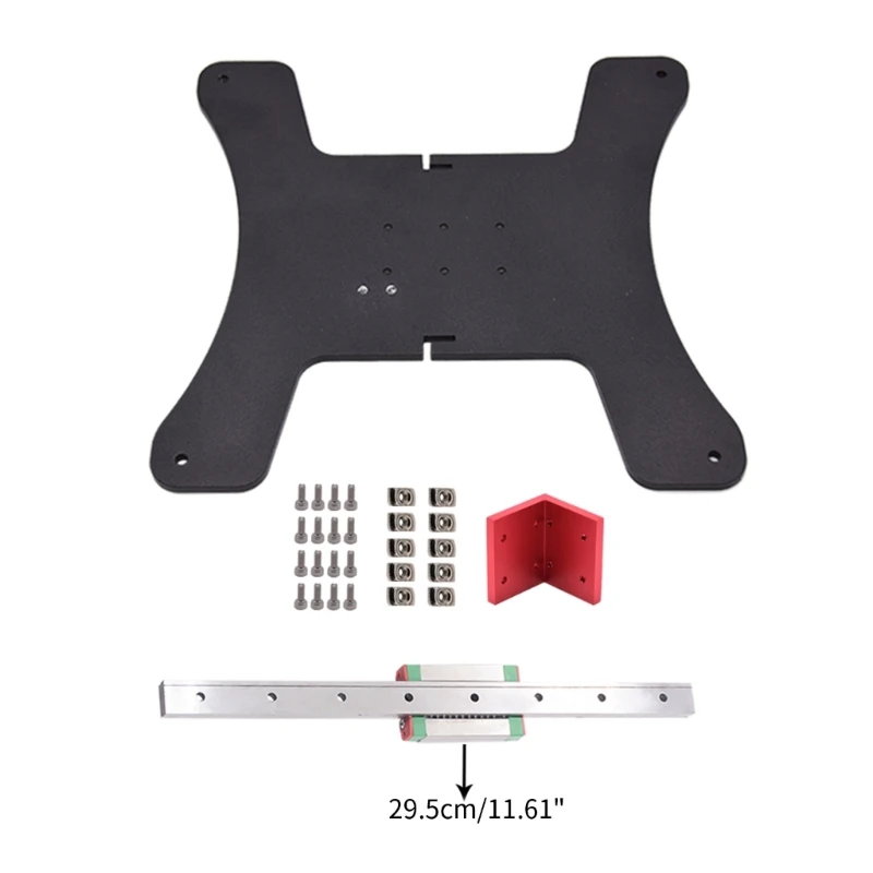 2023 New 3D Printer BLV Y-Axis Rail Guide  for Ender3  3D Printer Upgraded Aluminum  Extruder Screws Heat Bed Plate