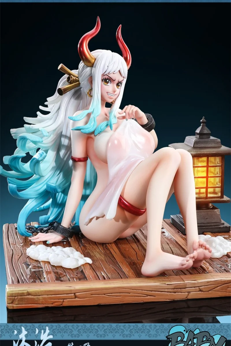 18Cm Gk Babyface Studio Portrait of Pirates Pop One Piece Bath Range Yamato Anime Action Figure Statue Model Garage Kit Toys