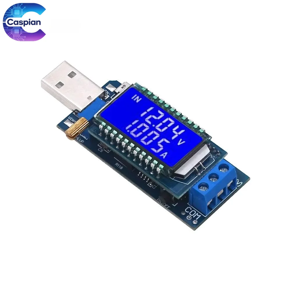 5Pcs USB Micro USB Boost Buck Converter 3.5-12V to 1.2-24V LCD Power Module Memory Function
