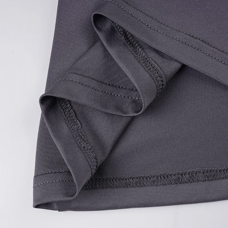 SUCHCUTE Vintage Damen T-Shirt mit tiefem V-Ausschnitt, ausgestellten Halbärmeln, locker geschnitten, Y2K Streetwear Tees, lässiges Ausgeh-Top, passend zu allen Outfits. – Detail 10