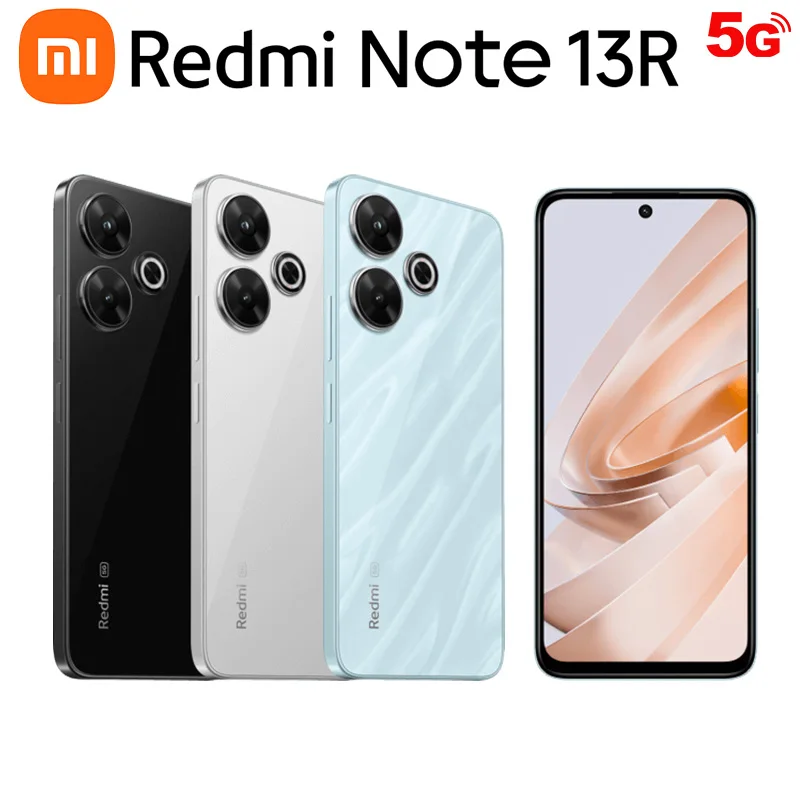 Brand New Global version Xiaomi Redmi Note13R 5G Smartphone 256GB Second Snapdragon Gen 4 120Hz LCD 6.79