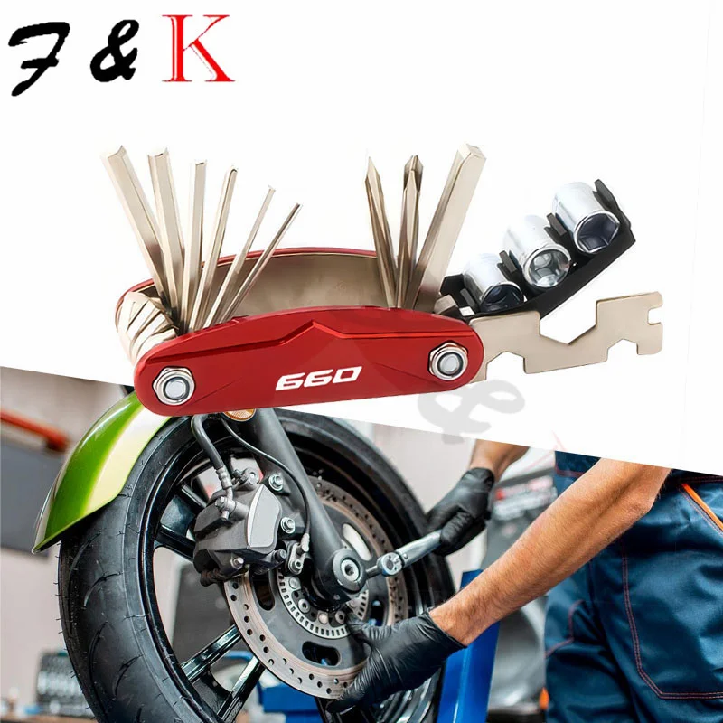 

For 660 2021 2022 660 2023 Motorcycle CNC Multi Tool Repair Screwdriver Set