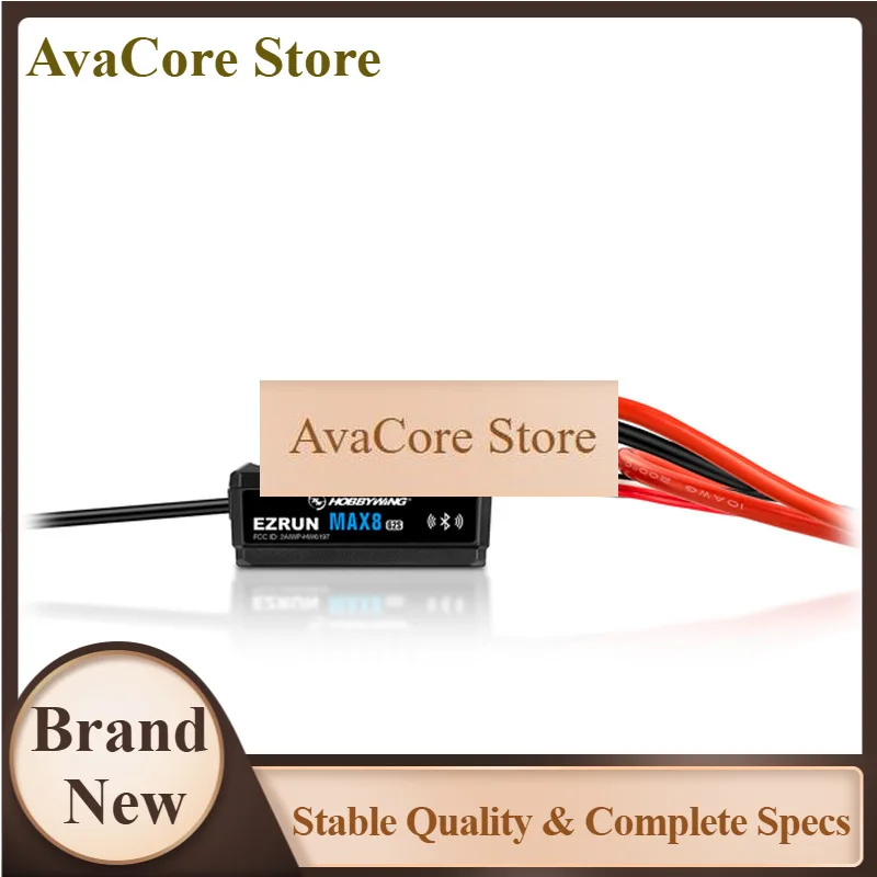 AvaCoreEzRun MAX8 G2S Waterproof Brushless ESC With Built In Bluetooth For RC Car Models