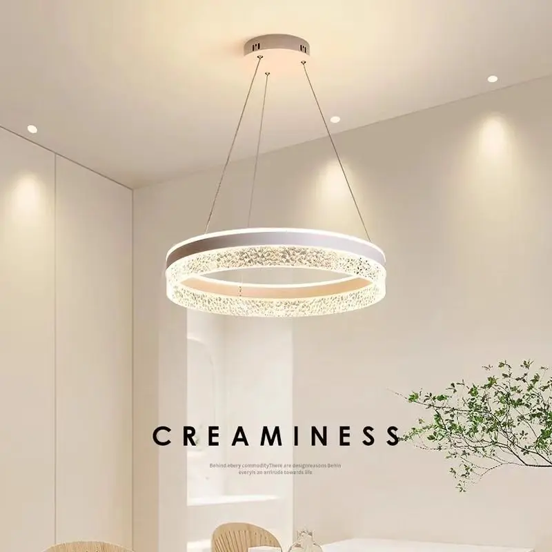 

Circle Ring Modern Led Pendant Lights For Dining Table Bar Living Room Kitchen Designer Chandeliers Home Decor Lighting Fixture