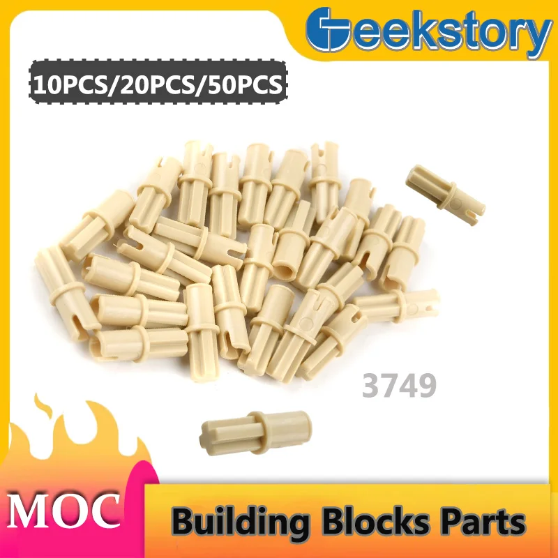 

3749 Connectors Technology Building Block Parts Connector Half Cross Shaft with Pin Puzzle Assembled Toys MOC Bricks Accessories