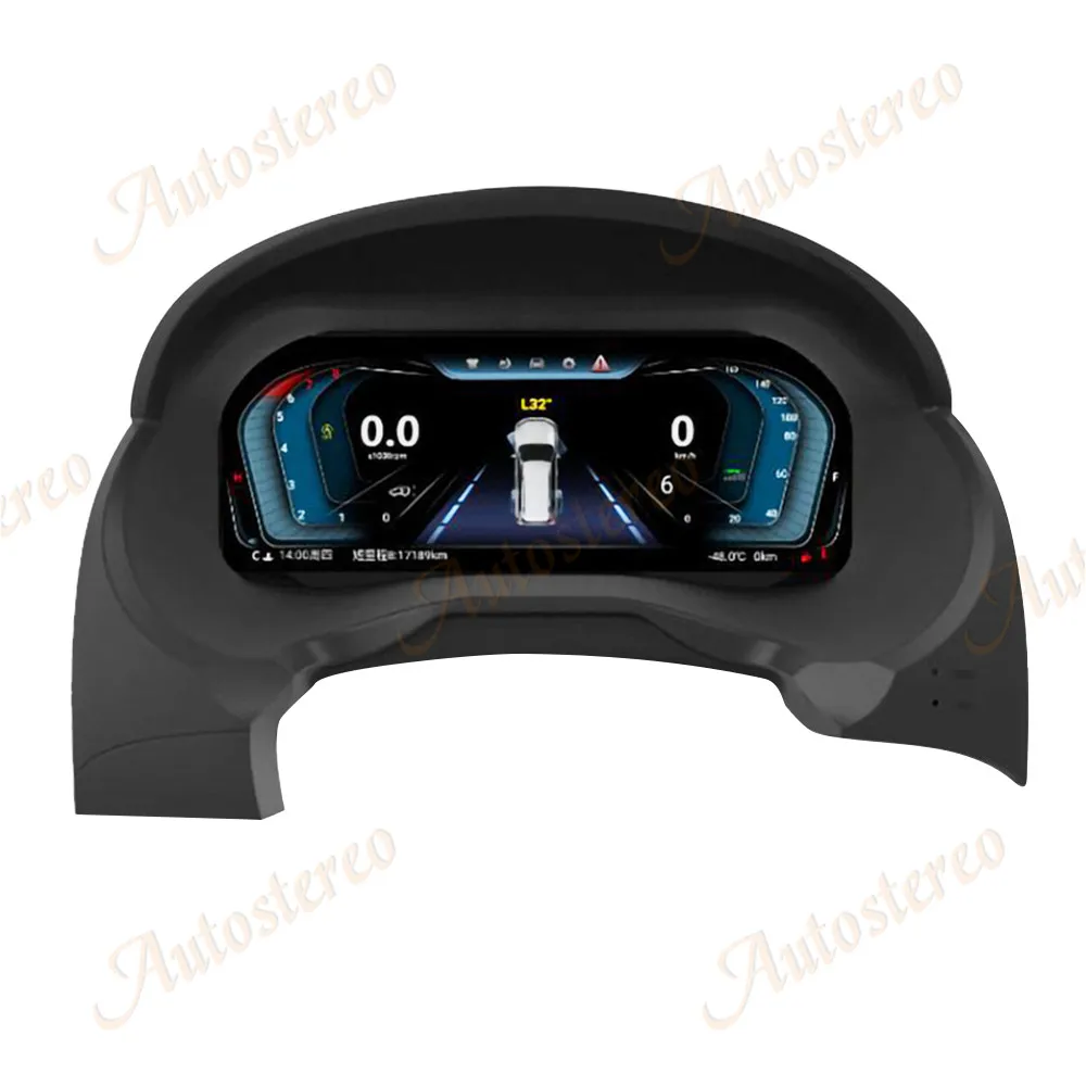 Digital Meter Screen For Mitsubishi Pajero 2008-2018 IPS Instrument Display Head Unit Refit  LDC Virtual cab Speed Dashboard