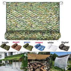 210D  camouflage net hunting camouflage net garden gazebo net car awning white green black jungle desert color