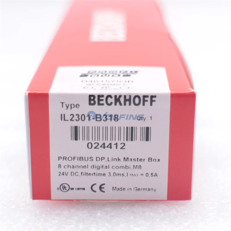 IL2301-B318 Kupplungsbox 4-Kanal-Digitalausgang 24 V DC 3 Ms 0,5 a M8 Integrierter T-Anschluss PROFIBUS