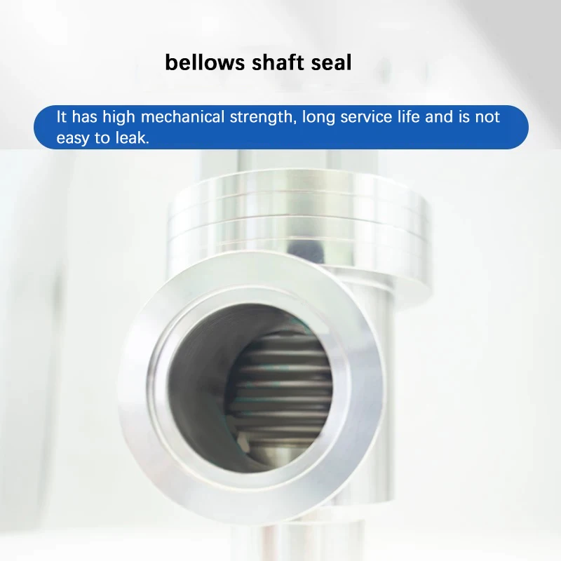 هوائي عالي فراغ يربك صمام 304 الفولاذ المقاوم للصدأ GDQ-J-KF صمام زاوية L نوع صمام التثبيت السريع