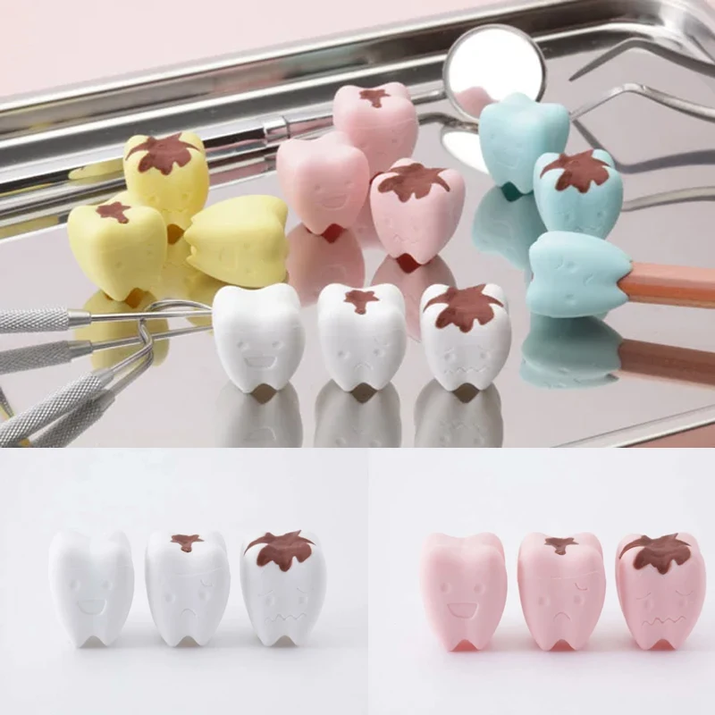 10,50 قطعة الأسنان ممحاة الإبداعية الأسنان نوع هدية ممحاة قلم رصاص عيادة الأسنان ل طبيب الأسنان مختبر القرطاسية نموذج الأسنان ممحاة #1