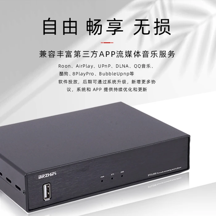 

DVA200 streaming audio decoder network WiFi music HiFi lossless USB hard drive digital player