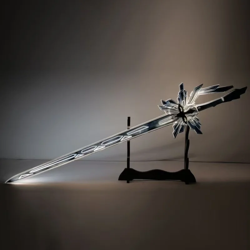 Elf Fatui Harbingers The Captain Capitano Cosplay Leuchtendes Schwert Waffenspiel Genshin Impact Cosplay Prop Halloween Zubehör