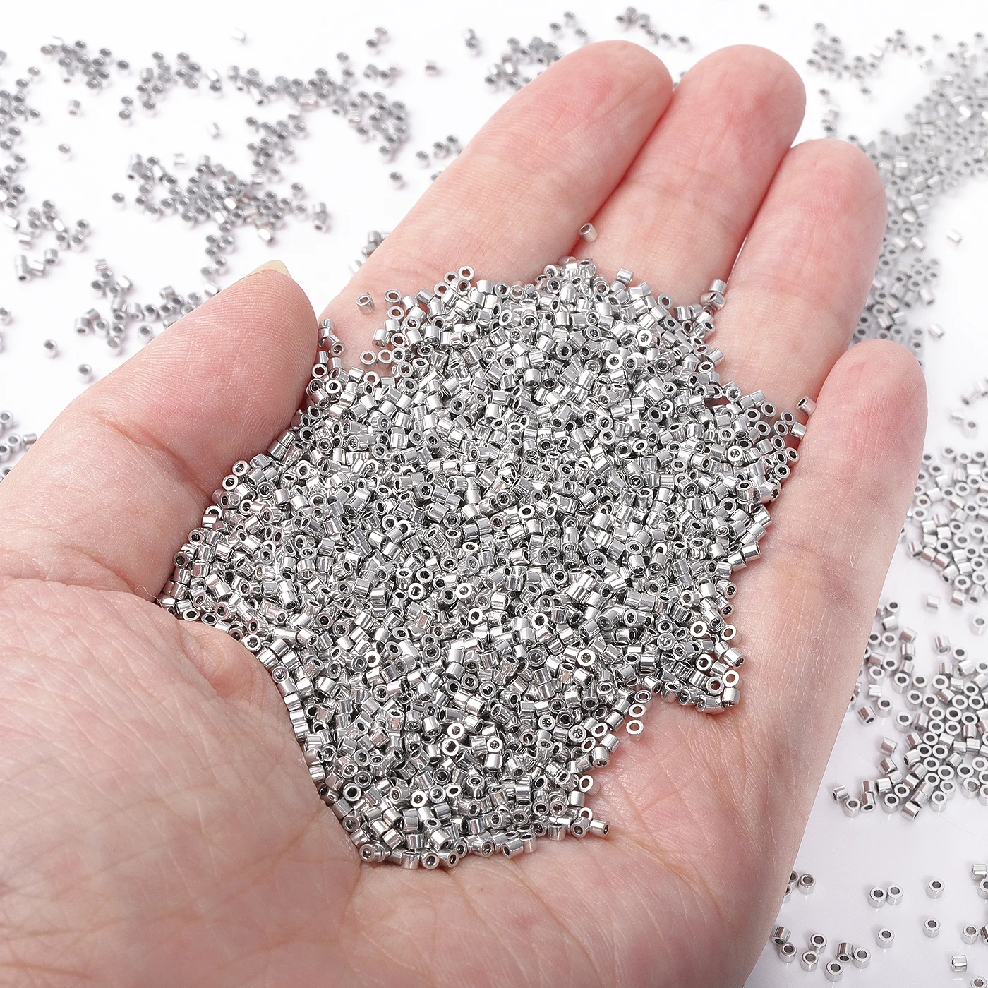 50 gr/beutel 1,6mm Top Generische Metallic Farbe Glas Perlen 11/0 Wasserdichte Lose Spacer Rocailles für Schmuck Machen DIY Nähen – Detail 6