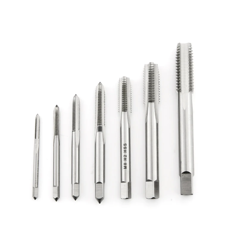 SIQICNC Right HSS Machine Plug Metric Screw Tap Drill Thread Tool M2 M3 M4 M6 M7 M8 M10 M12 M14 Hand Tools