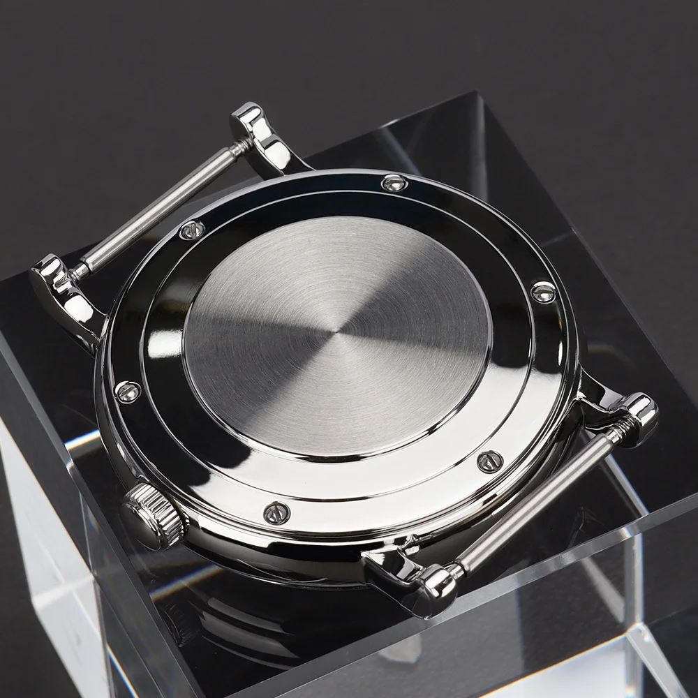 40mm 2824 Gehäuse Edelstahl Uhrengehäuse Luxus-Uhren Ersatzteile für ETA 2824 PT5000 Uhrwerk Gewölbtes Saphirglas – Detail 10