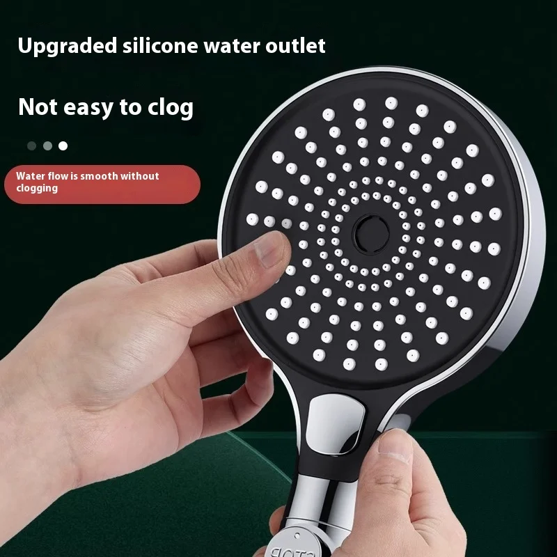 

Boosting showerhead, super strong showerhead, household filtration, bathroom shower, shower showerhead set