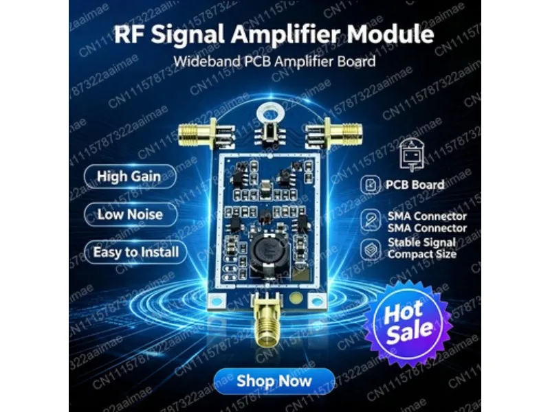 Wideband Active Loop Antenna 50K-500MHz Shortwave SDR Receiver AM FM VHF UHF Radio