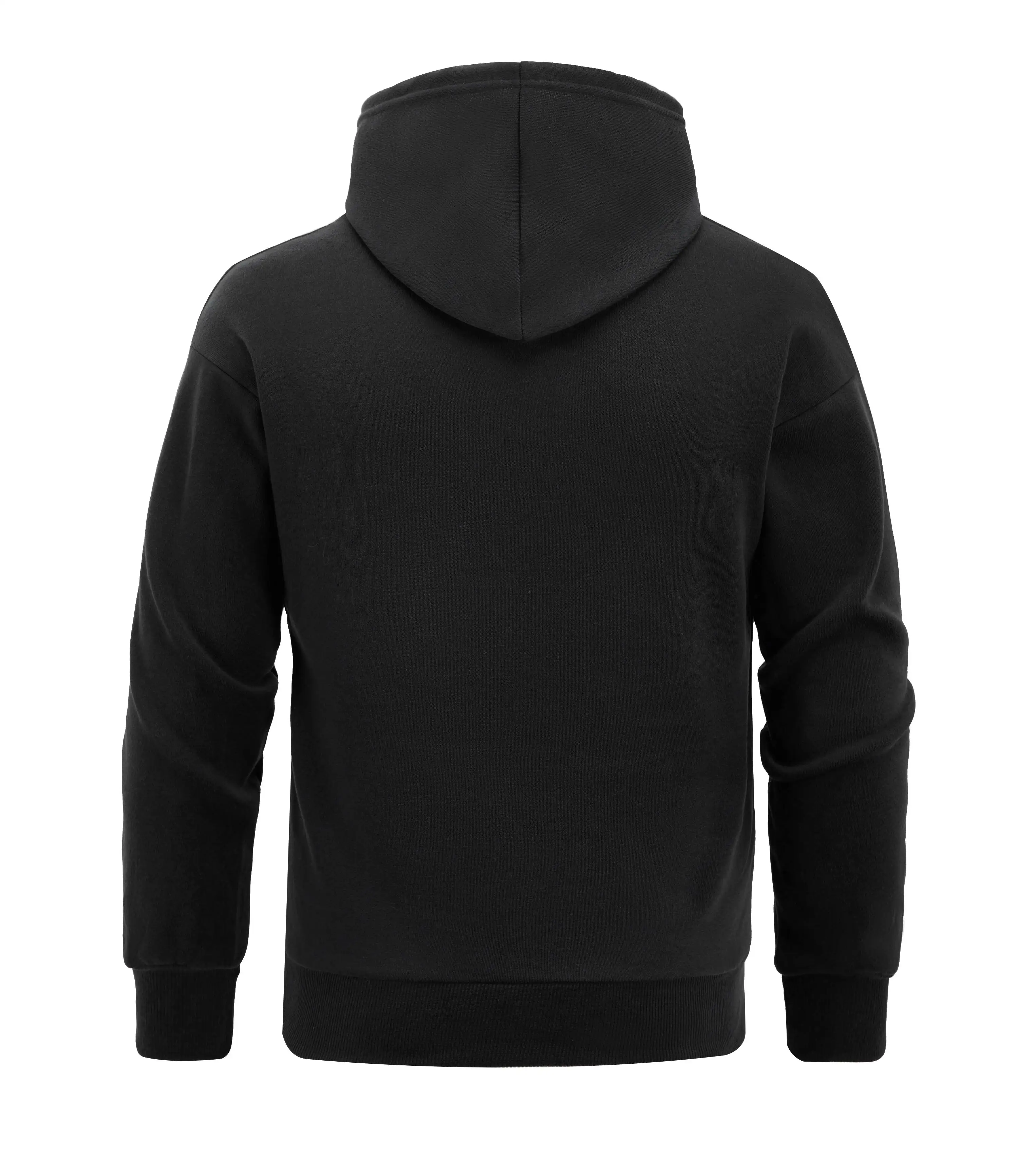 Sudadera con capucha con estampado de letras de Los Ángeles City para hombre, sudaderas con capucha negras de lana para primavera y otoño, jersey de lana, ropa