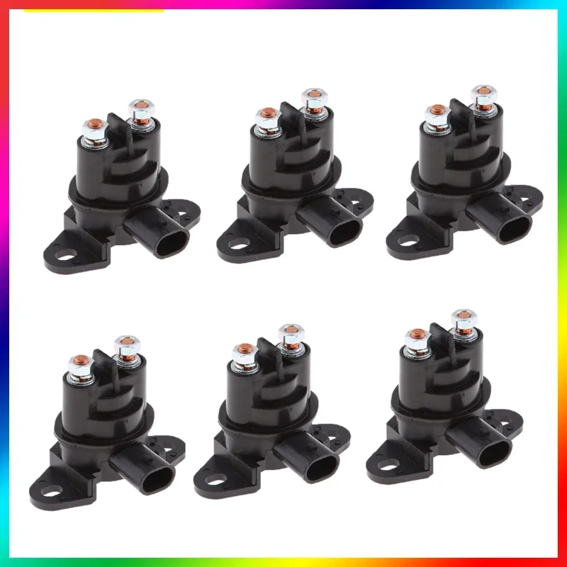 Relé de arranque de motocicleta, 6 piezas, para SEA DOO SEADOO Speedster 2004-2012, piezas eléctricas de repuesto